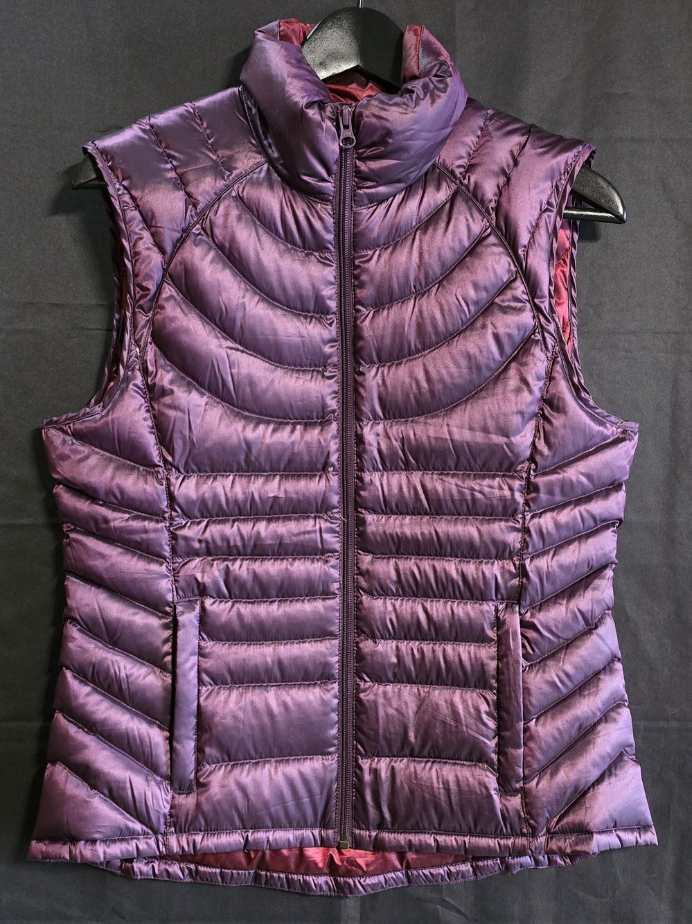 Bernardo Metallic Goose Down Puffer Vest